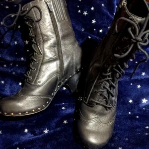 Dansko NAT Black Combat Boots (sz 40)